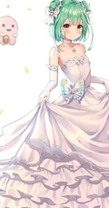 超美婚纱装，新娘装二次元动漫女生插画图片（p站画师作品）