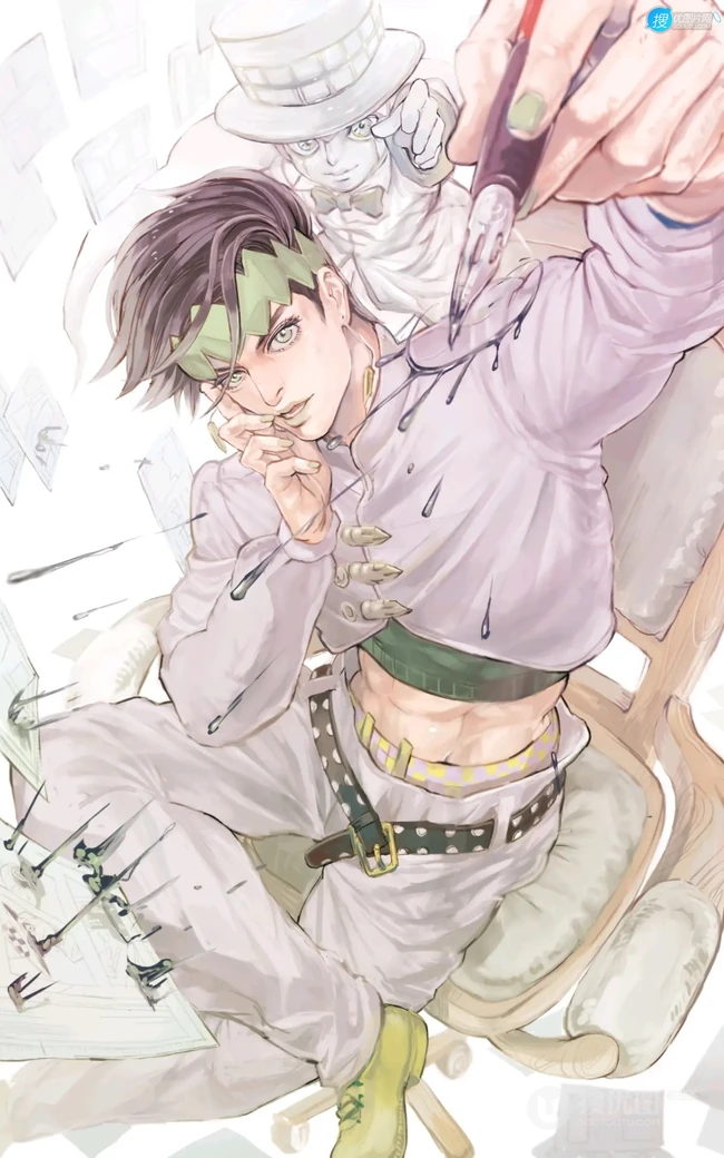日本漫画《JOJO的奇妙冒险》精选动漫人物高清插画图片图集
