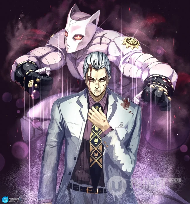 日本漫画《JOJO的奇妙冒险》精选动漫人物高清插画图片图集