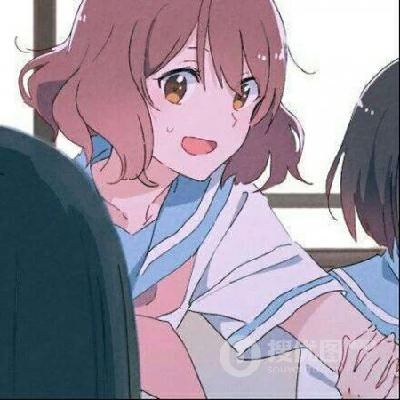 一人一张配对动漫女生闺蜜头像，可爱好看的学生制服装闺蜜两人头像图片