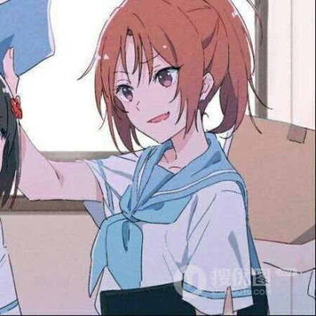 一人一张配对动漫女生闺蜜头像，可爱好看的学生制服装闺蜜两人头像图片