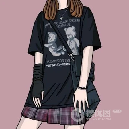 一人一张配对动漫女生闺蜜头像，可爱好看的学生制服装闺蜜两人头像图片