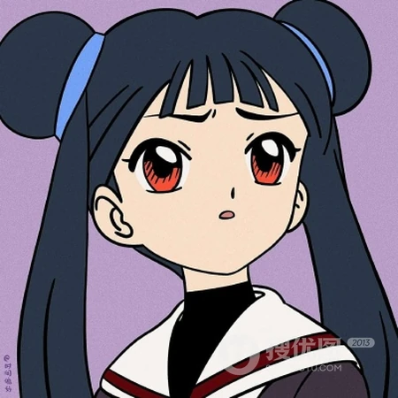 动漫《魔卡少女樱》手绘Q版超可爱头像，各种不同搞怪表情的魔卡少女樱头像图片