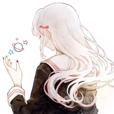 超好看的卡通动漫女生背影，2020时尚女生，女孩，女人唯美背影头像图片