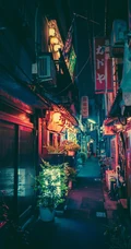 雨后的城市小巷超唯美摄影的手机桌面壁纸推荐