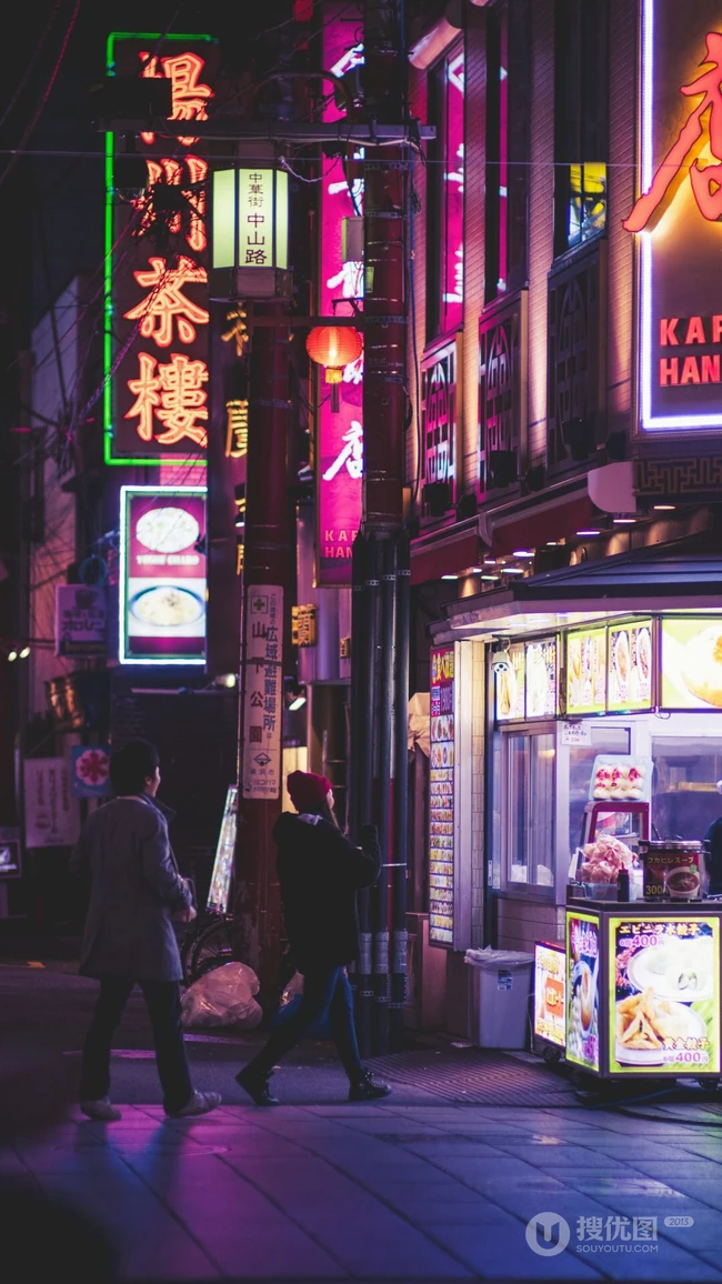 雨后的城市小巷超唯美摄影的手机桌面壁纸推荐