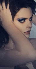 超逼真欧美女生动漫手绘手机壁纸，惟妙惟肖