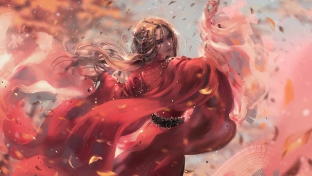 看了能摄入心灵的动漫唯美少女插画桌面壁纸图片