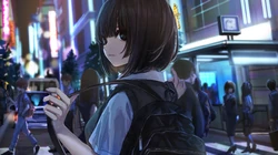 看了能摄入心灵的动漫唯美少女插画桌面壁纸图片