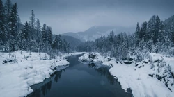 山中镜湖，让人内心平静的山水风景桌面壁纸