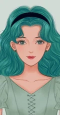 纯手绘的可爱，时尚，复古，魅力女生插画美图半身照