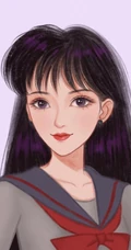 纯手绘的可爱，时尚，复古，魅力女生插画美图半身照