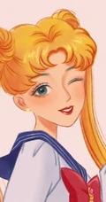 纯手绘的可爱，时尚，复古，魅力女生插画美图半身照