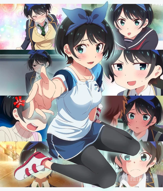 漫画改编动画作品《租借女友》高清动漫少女宣传图片