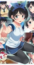 漫画改编动画作品《租借女友》高清动漫少女宣传图片