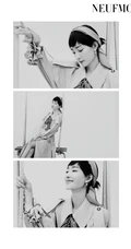 王丽坤时尚复古风写真杂志美照，仿佛回到了80年代