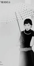 王丽坤时尚复古风写真杂志美照，仿佛回到了80年代