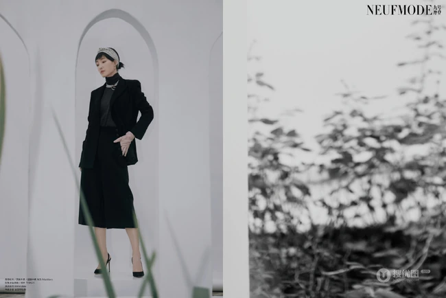 王丽坤时尚复古风写真杂志美照，仿佛回到了80年代