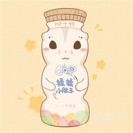 可爱的手绘卡通碳酸饮料，饮品头像图片