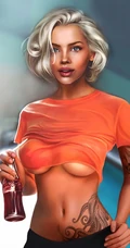 欧美风格的女超人等各式动漫女生插画手机壁纸
