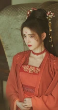 鞠婧祎图片，鞠婧祎《漂亮书生》高清唯美古装红衣剧照