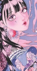 天马行空的创意手绘少女，以粉色系为主的高清手绘动漫少女背景图片