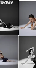 王丽坤嘉人杂志展优雅舞姿气质写真