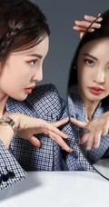 金晨唯美舞姿摆拍造型优雅动人写真图片