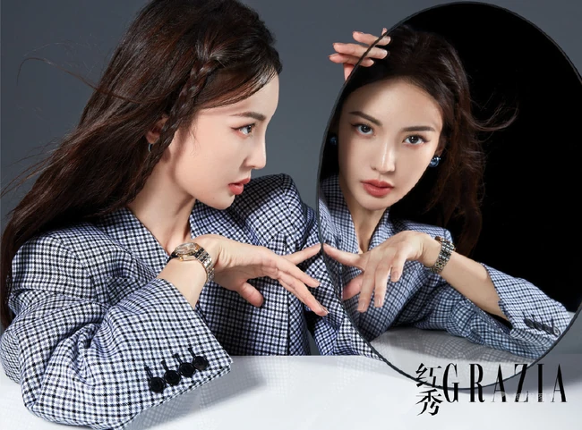 金晨唯美舞姿摆拍造型优雅动人写真图片