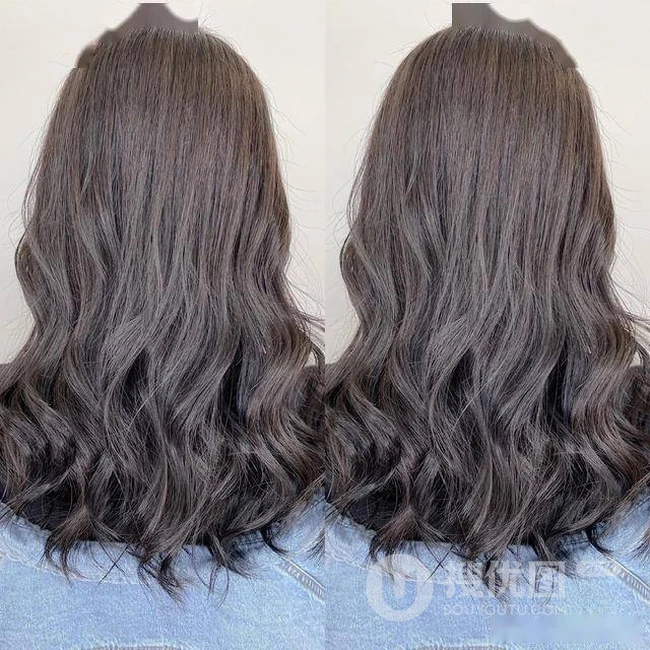 卷发烫一半，背面超好看的&ldquo;半头卷&rdquo;中长发女生卷发发型，发色参考图片 第11张