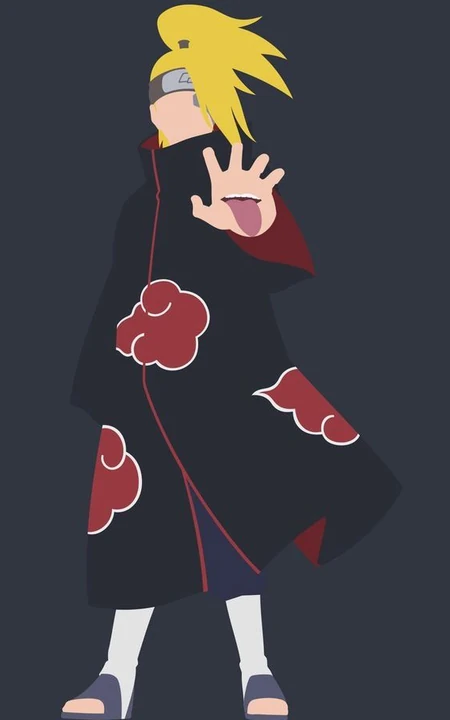 创意火影主要角色人物插画壁纸，就算没有脸，也能一下看出是谁是不？