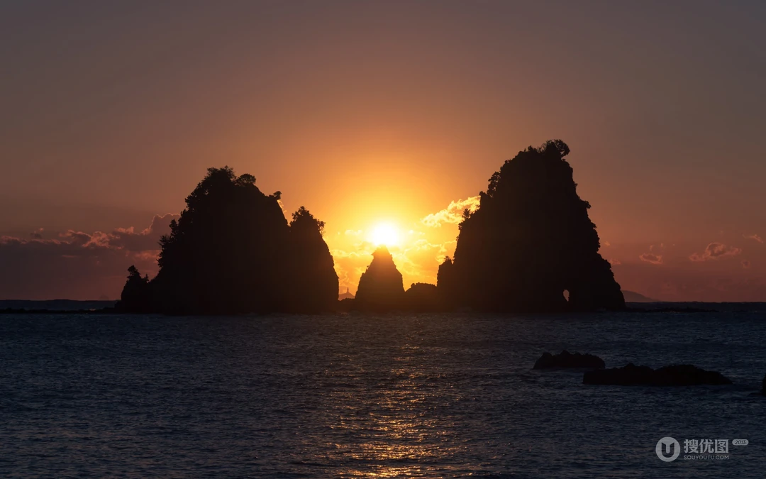 橙黄的太阳，超美的日出唯美风景合集推荐