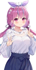 二次元可爱系阳光动感少女精选高清插画图片
