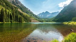 绿色护眼万物复苏的森林山水大自然风景电脑壁纸专辑