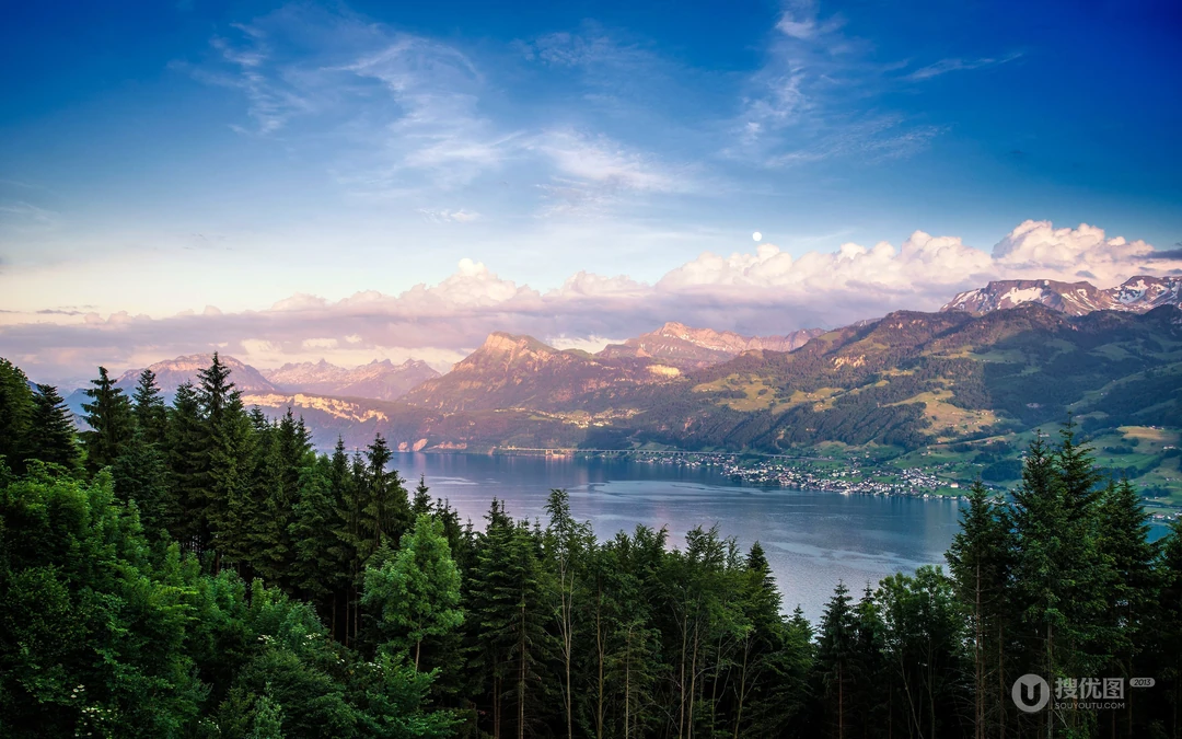 绿色护眼万物复苏的森林山水大自然风景电脑壁纸专辑