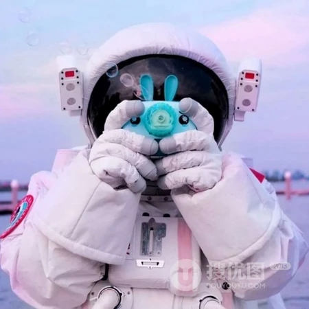 穿宇航服的人，航天员，和狗狗等暗黑风格个性梦想QQ头像图片