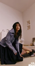 四川女生歌手，演员刘人语&ldquo;突破自我&rdquo;主题杂志写真图片