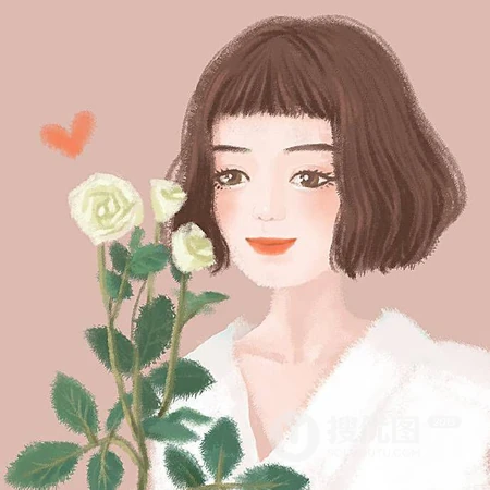 2020好看的小清新风格女生头像，不同个性女生人物插画手绘像素头像图片