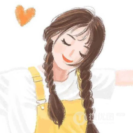 2020好看的小清新风格女生头像，不同个性女生人物插画手绘像素头像图片
