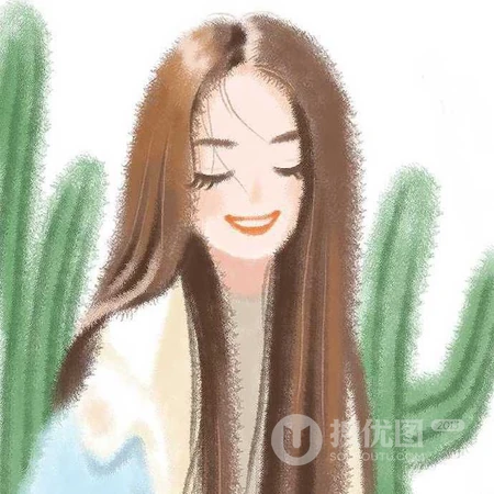 2020好看的小清新风格女生头像，不同个性女生人物插画手绘像素头像图片