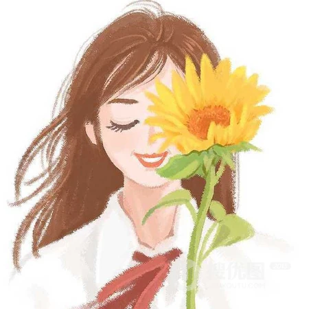 2020好看的小清新风格女生头像，不同个性女生人物插画手绘像素头像图片