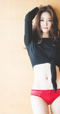 匀称身形家居服模特儿朴正允柔美气质时尚动人666室内艺术写真图片