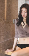 匀称身形家居服模特儿朴正允柔美气质时尚动人666室内艺术写真图片