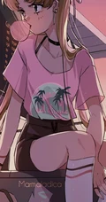 时尚，个性，非主流城市女孩，少女超好看酷美插画图集