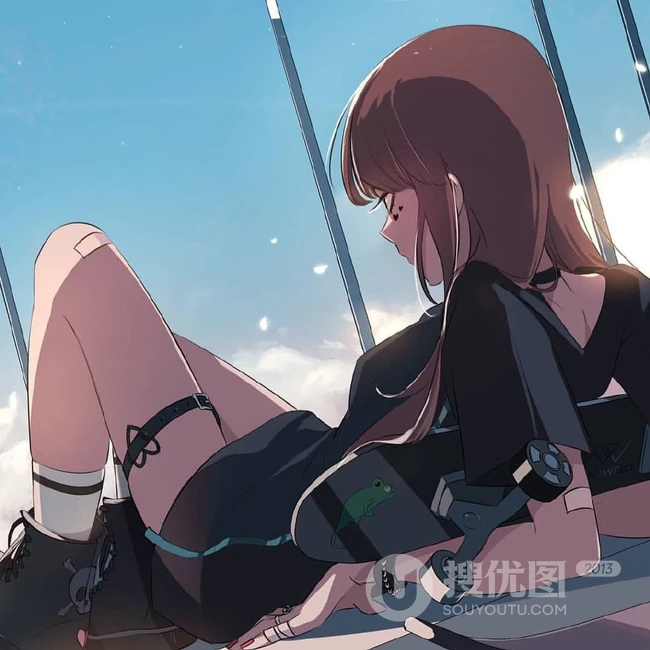 时尚，个性，非主流城市女孩，少女超好看酷美插画图集
