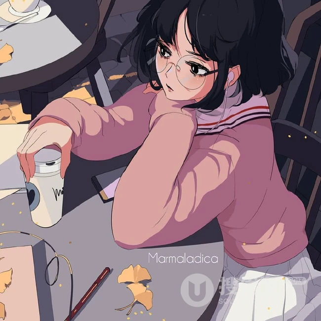 时尚，个性，非主流城市女孩，少女超好看酷美插画图集