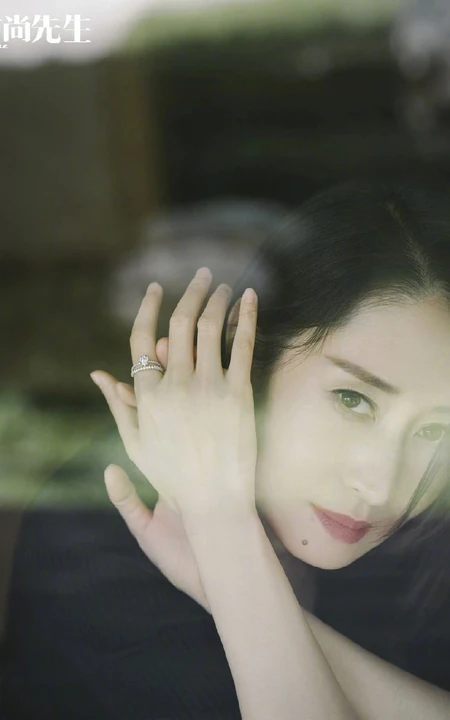 刘敏涛《时尚先生》朦胧感气质时尚杂志写真大片