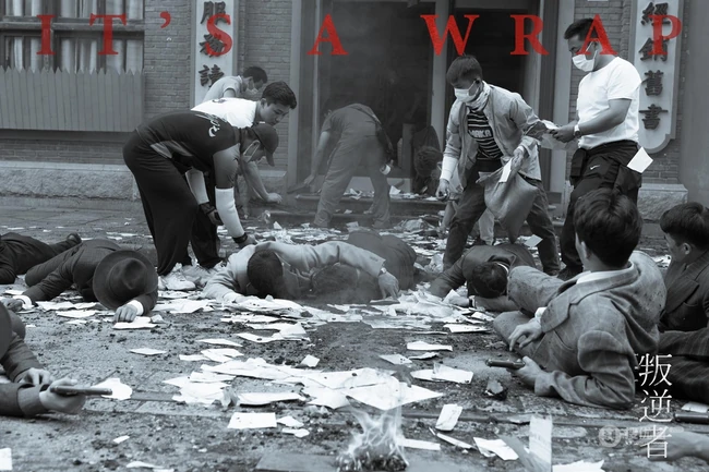 年代谍战剧《叛逆者》幕前幕后，拍摄过程等高清黑白宣传写真剧照图片
