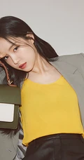 韩国女生艺人孙娜恩时尚气质秋装服饰写真图片