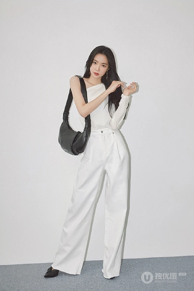 韩国女生艺人孙娜恩时尚气质秋装服饰写真图片